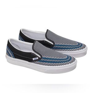 Vans Classic Slip-On Tileboard Sneakers, NWOB, Men’s 10.5, Women’s 12 (EUR 44)